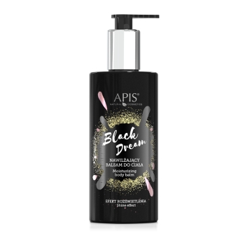 3197 BLACK DREAM Nawilżający balsam do ciała z drobinkami / 300ml